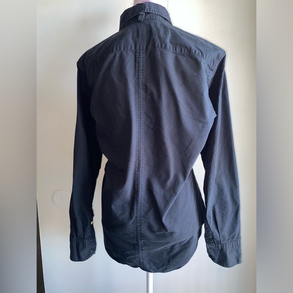 RAG & BONE FIT 2 TOMLIN COTTON SHIRT IN CHARCOAL GREY - Picture 11 of 14